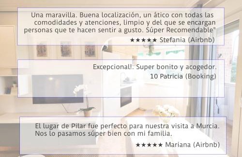 Murcia Apartment | Ático Azalea - Corazón del Carmen, doble balcon, wifi
