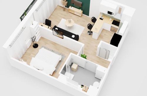 Noisy-le-Grand Apartment | Élégant Appartement Minimaliste entre Paris et Disney