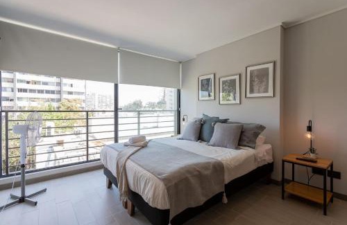 Nunoa Apartment | Ñuñoa Oasis Chic Studio for 2 guests
