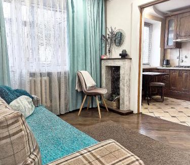 Degtyari Apartment | Бирюзовый стиль