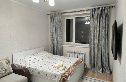 Almaty District Apartment | Квартира рядом Новый вокзал Нурлы жол и мечеть Хазрет Султан, быстрый Wi-fi