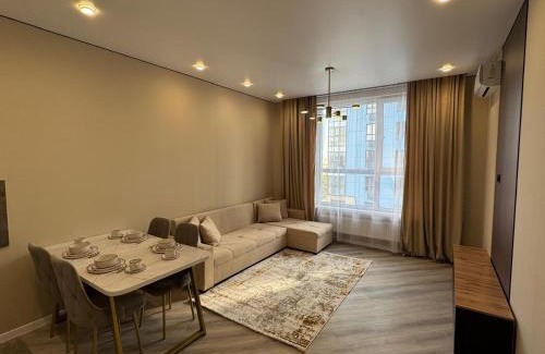 Ulytau District Apartment | Комфортная евродвушка у проспекта Абая, рядом с метро