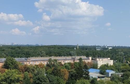 Holosiivskyj Apartment | Номер-студіо "Міні Феофанія" Заболотного 148, Кришталеві Джерела, лікарня, пораненим воїнам -10"
