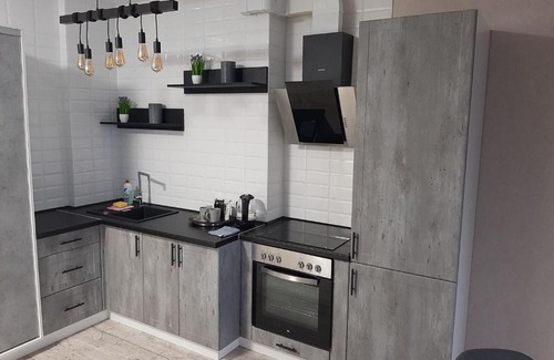 Holosiivskyj Apartment | Уютная видовая квартира в стиле лофт