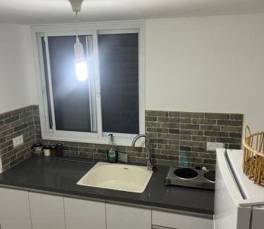 Qiryat Shemona Apartment | יחידית דיור משופצת עם גינה ומקלט - היחידה בגליל