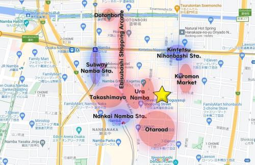 Nanbasennichimae Apartment | 好立地"なんば駅徒歩4分"黒門市場1分彡Wi-Fi彡任天堂switch彡NETFLIX