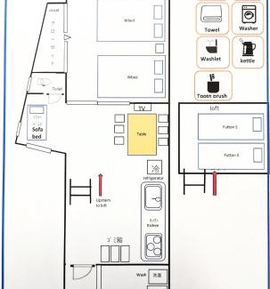 Ikuno House | 桃谷駅から1分 一軒家 大阪MD Goodfellas inn Osaka MD
