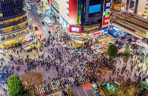 Dogenzaka Apartment | 涩谷中心 ! 涩谷十字路口 109 Shibuya scramble crossing 高速无限制网络#703