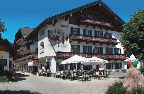 Ruhpolding Apartment | 05. apartment, balcony, kitchenette, 1 bedroom and 1 living room, WLAN (in Dep. Posthof)