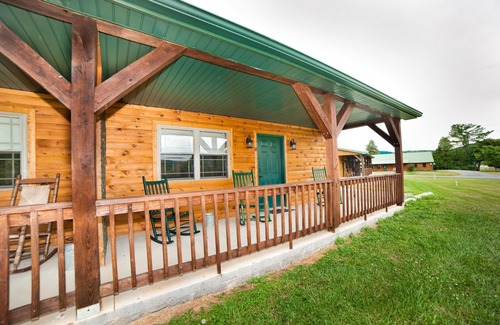 Flintstone Ski Chalet | 1/2 of a double cabin with two queen beds (sleeps 4).
