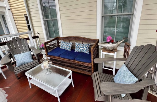 Ocean Grove House | 1.5 blocks to beach, sleeps 4, front porch & beach passes! Charming & spacious