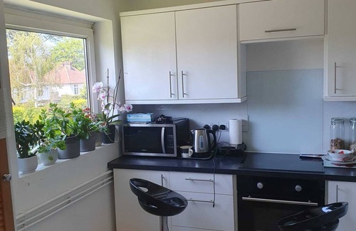 Horsham Apartment | 1 bedroom apartment wt ext leather sofa chair. 10 minutes to city center