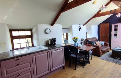 Redruth House | 1 bedroom barn conversion on smallholding with alpacas, goats and pigs