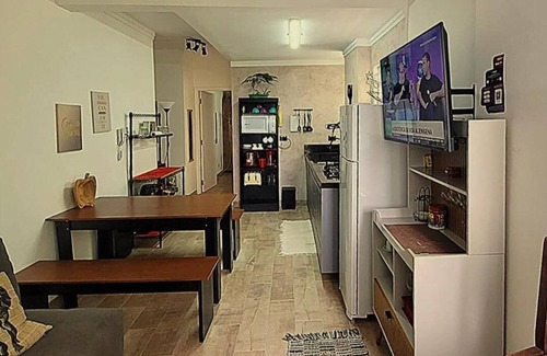 Aparecida Apartment | 1 Bedroom in front of Santos beach - Channel 5.
