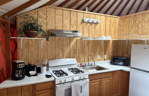 Winters Resort | 1 Bedroom Yurt on Putah Creek-Heat/AC