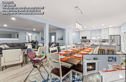 Crystal Beach Villa | #1 Destin home, Saltwater spa & pool, Beach@2min walk, Golf cart
