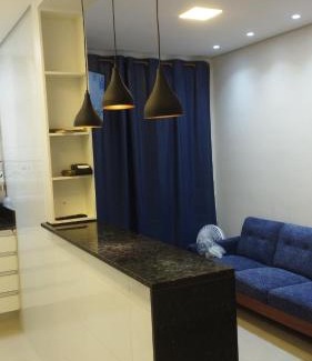 Boqueirao Apartment | 1 dormitório- Boqueirão -Praia Grande- 3 min praia
