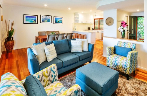 Hamilton Island House | 1 Heliconia Ocean View 3 Bedroom House Near Marina With Golf Buggy
