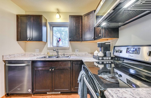Ames Apartment | 1 Mi to Jack Trice Stadium: Townhome w/Balcony
