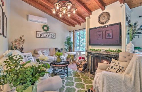 Crestline House | 1 Mi to Lake Gregory Boho Crestline Cabin