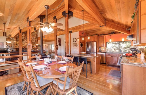 Lake Forest House | 1 Mi to Lake Tahoe: Home w/Hot Tub & Decks