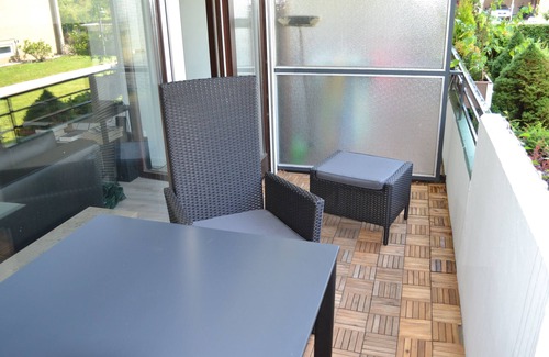 Timmendorfer Strand Apartment | 1-room studio in mod. Design with swimming pool /sauna