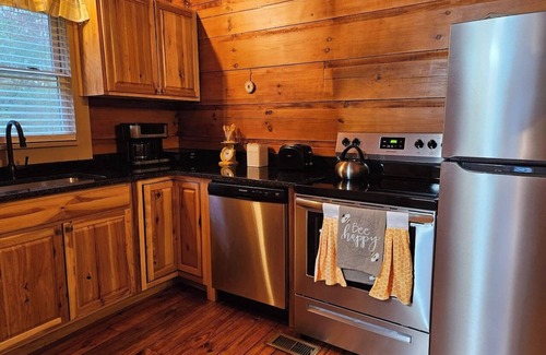 Logan Cabin | 10 miles-Lake Logan, Pet friendly, hottub, firepit