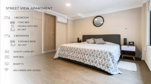 Historic Center Apartment | 102 Centro 2Bdrm 2bath apt AC Rooftop