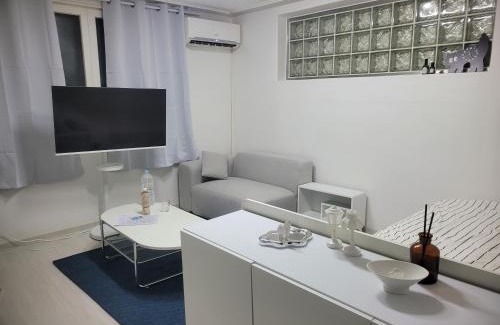 Samjeon-dong Villa | 10mins to Lotte world Seokchon lake Jamsil Sports Complex Station White Blue house