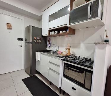 Panamby Apartment | 1107 Ponte Laguna, Pq Burle Marx, Apto 1 dorm e Varanda