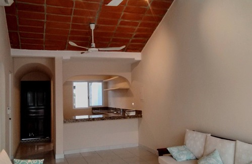 R Apartment | 120M2 2 BR apt. In Chahue - pool. 5 min walk to sea & 1 min walk to supermarket!