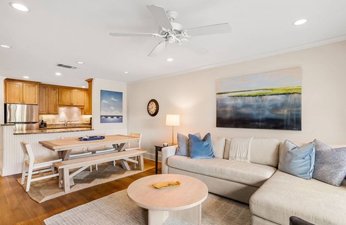 West Beach Village Condo | 1380 Fairway Oaks: 2 Bedrooms, Lovely Golf Views, Close to Beach