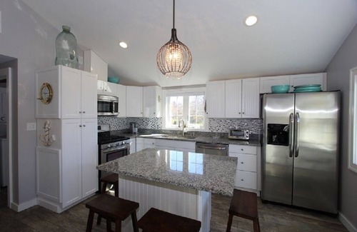 Sandwich House | 14 Town Neck Rd - Pet-friendly, modern home .5 miles to beach, centrally located