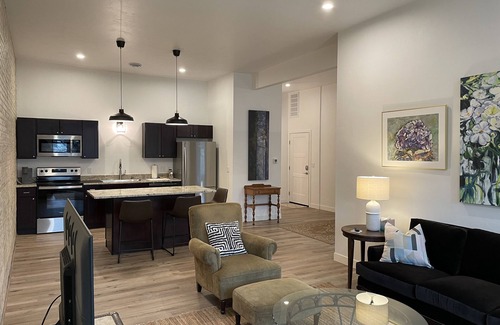 Neenah Apartment | 15 minutes to EAA. Newly renovated, Luxury 1 Bedroom in historic downtown Neenah