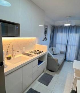 Panamby Apartment | 1507A Chácara Santo Antônio 1 dormitório com sacada Apartamento completo
