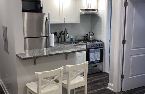 Industry Apartment | 1631 4C · Restful 1bed Apt/20 min to NYC-Parking Avail.