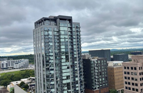Midtown Apartment | 17th Floor Luxe Midtown Views + Pool + Gym
