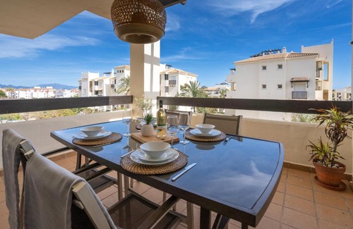San Luis de Sabinillas Apartment | 18 Nice apt balcony pool view close to Duquesa Golf and Beach Manilva Andalusia