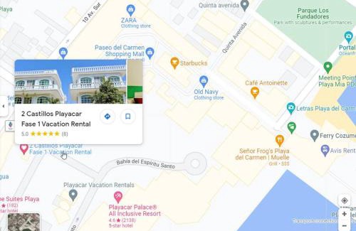 Playacar Fase I House | 18br up to 50guest Castillos Playacar walk to Beach and 5th Ave 1000Mbps