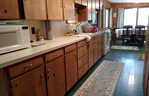 Holderness Cottage | 1920's cottage on the lake with 25' dock that can accommodate a 20' boat.