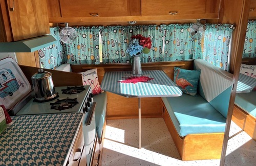 Weed House | 1961 Shasta Airflyte Camper Trailer