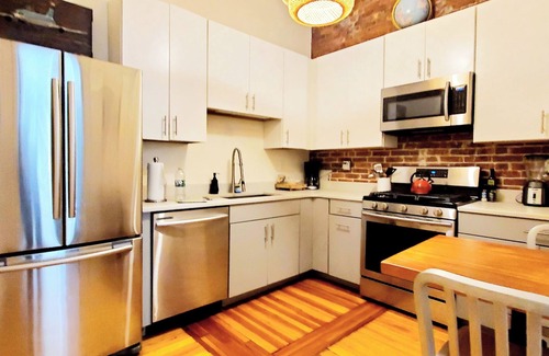 Federal Hill Apartment | 19th Century Spacious Schoolhouse Apartment