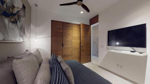 Emiliano Zapata House | 1BR w/Balcony + Bar + Gym | Stylish Loft 268