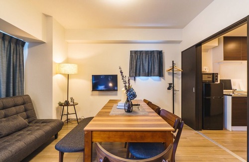 Namba Apartment | 1DK 50max 7 people2 semidouble beds 1 single - IKIDANE Residential Hotel SHIMANOUCHI/Osaka Ōsaka