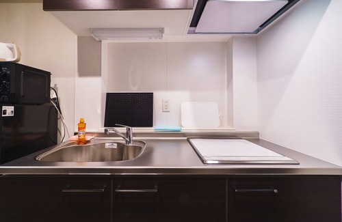 Namba Apartment | 1DK 50max 7 people2 semidouble beds 1 single - IKIDANE Residential Hotel SHIMANOUCHI/Osaka Ōsaka