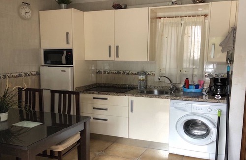 Playas del Palo Apartment | 1st floor apartment, on the 1st line of promenade with sea views. Wifi, a /a