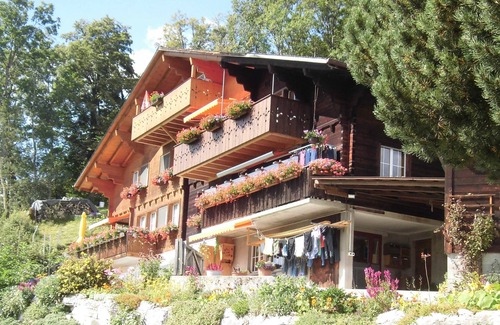 Goldern Ski Chalet | 2 1/2 room apartment on the top floor with balcony