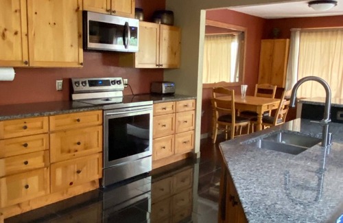 Georgetown Ski Chalet | 2/2 Chalet w/Office on the Clear Creek with Views! Balcony Bedroom Suite
