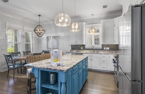 WaterSound West Beach House | 2,300+ SqFt, Steps from the Pool & Beach! 4 Bikes! ~ Cute but Salty, 30A
