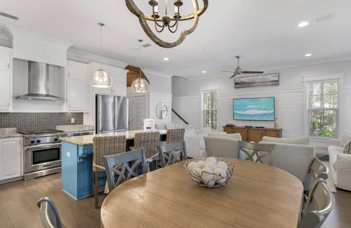 WaterSound West Beach House | 2,300+ SqFt, Steps from the Pool & Beach! 4 Bikes! ~ Cute but Salty, 30A